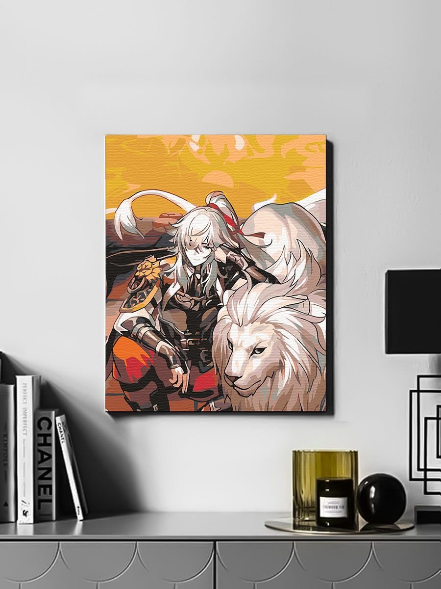 Картина Арт-студия Unicorn Хонкай Аниме 237659835 холст на подрамнике 40x50 см купить,NaN