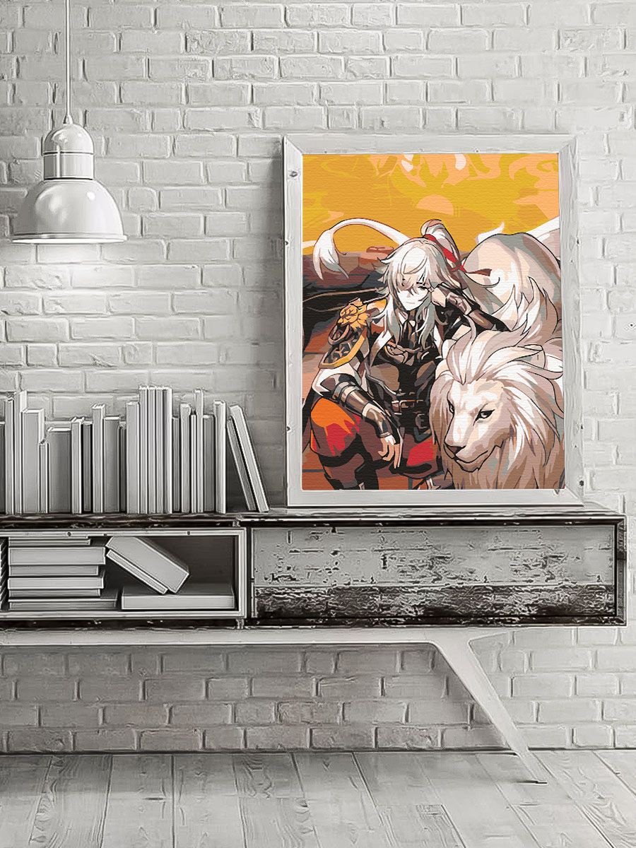 Картина Арт-студия Unicorn Хонкай Аниме 237659835 холст на подрамнике 40x50 см купить,NaN
