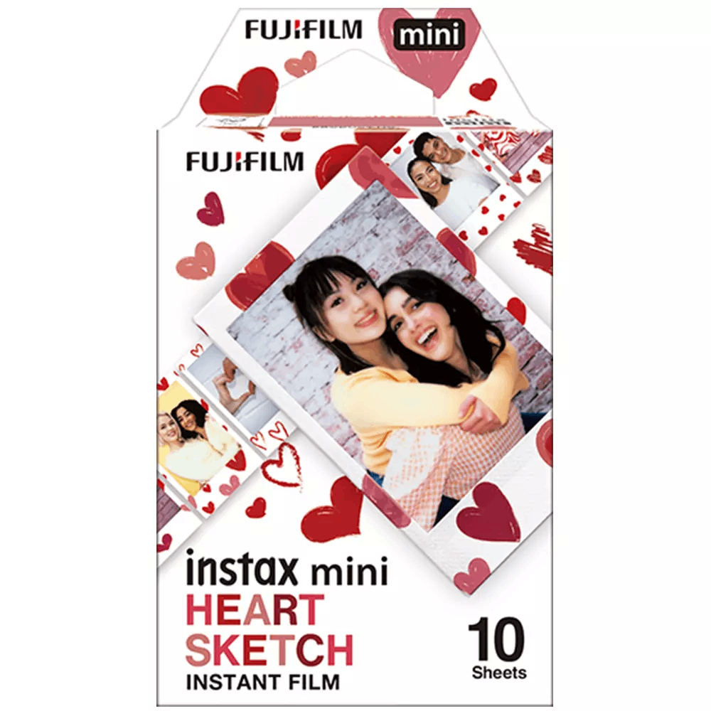 Пленка для моментальных снимков Fujifilm Instax Mini Heart Sketch 10шт купить,NaN