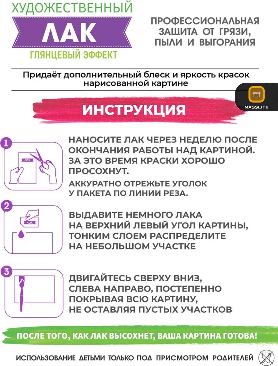 Картина MassLite Мультяшки холст на подрамнике 40x50 см купить,NaN
