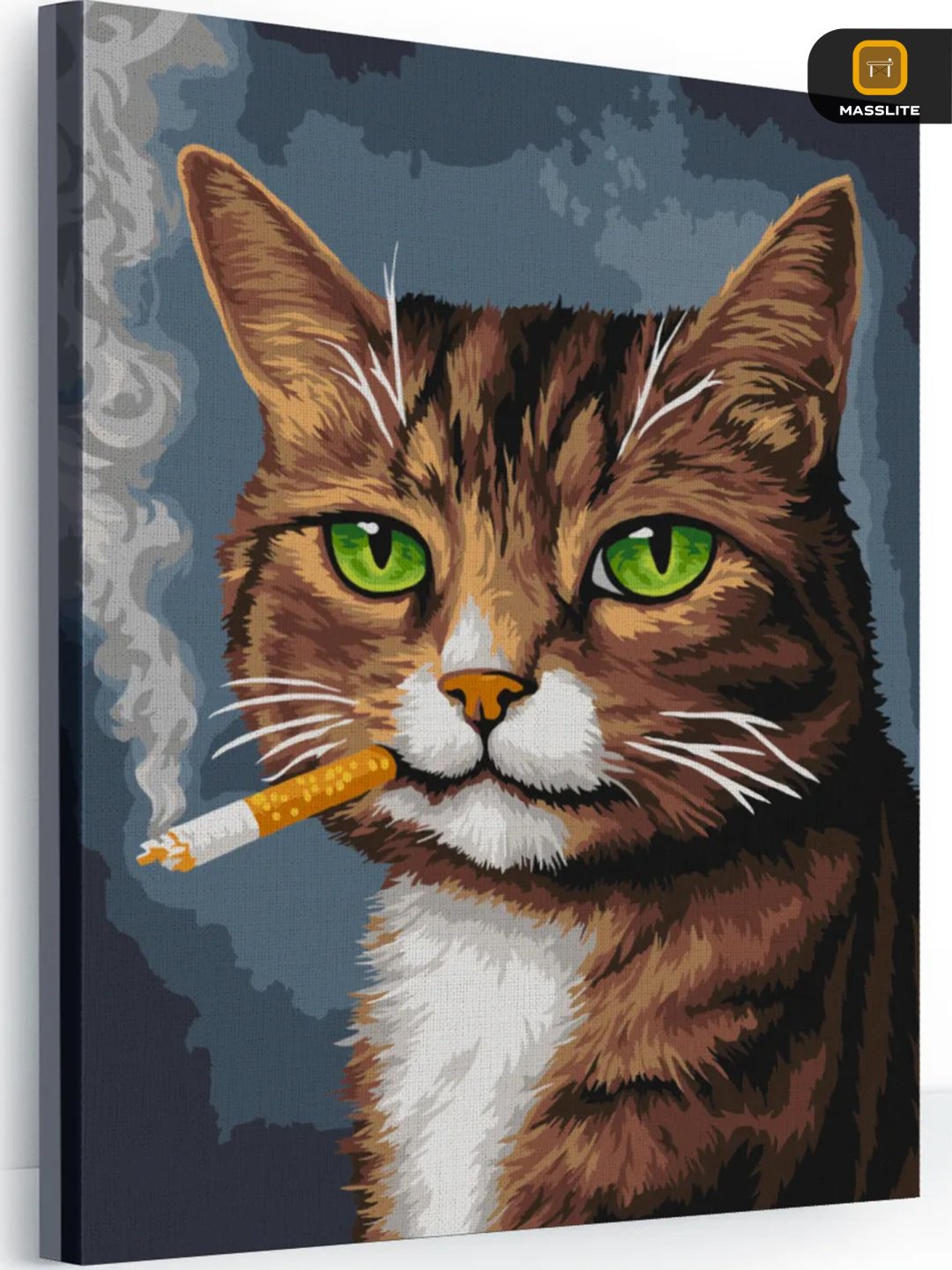 Картина MassLite Кот-плохиш холст на подрамнике 40x50 см купить,NaN