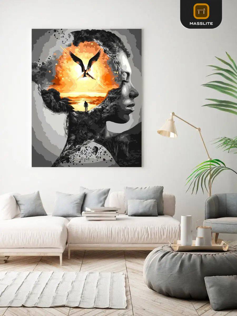 Картина MassLite Воображение холст на подрамнике 40x50 см купить,NaN