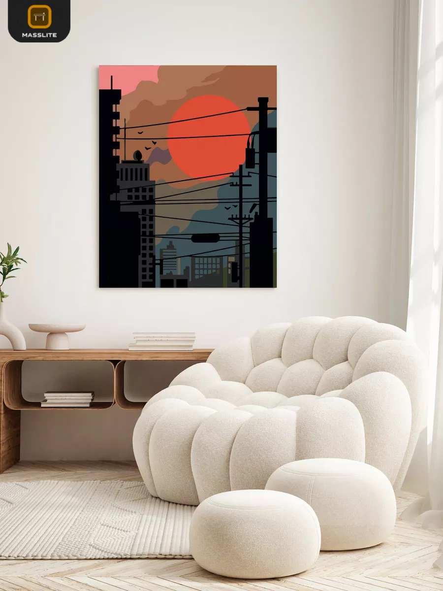 Картина MassLite Закат холст на подрамнике 40x50 см купить,NaN