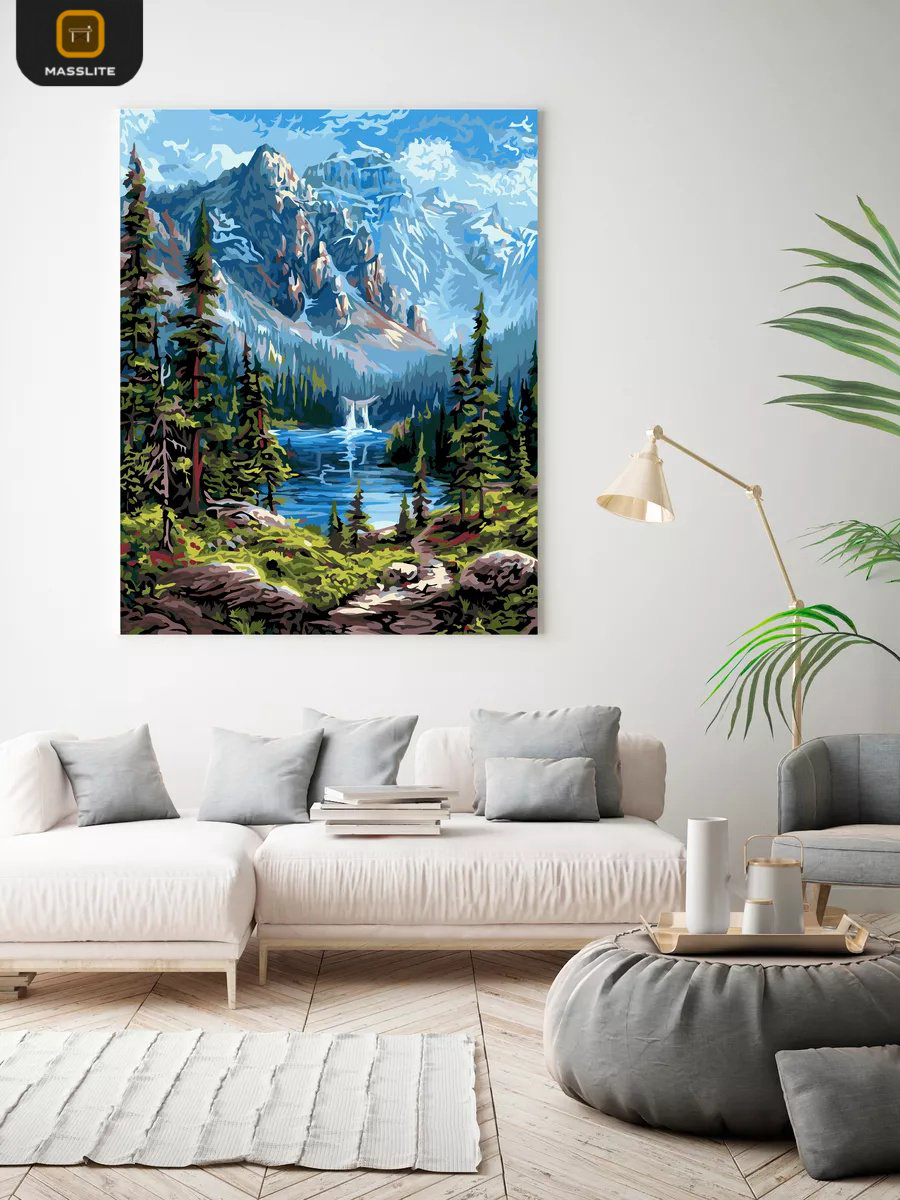 Картина MassLite Первозданная красота холст на подрамнике 40x50 см купить,NaN