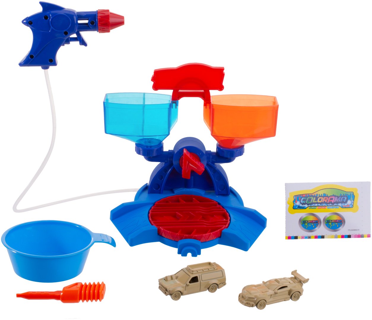 Набор Colorama Игровой набор автомойка гоночных автомобилей с водяным пистолетом