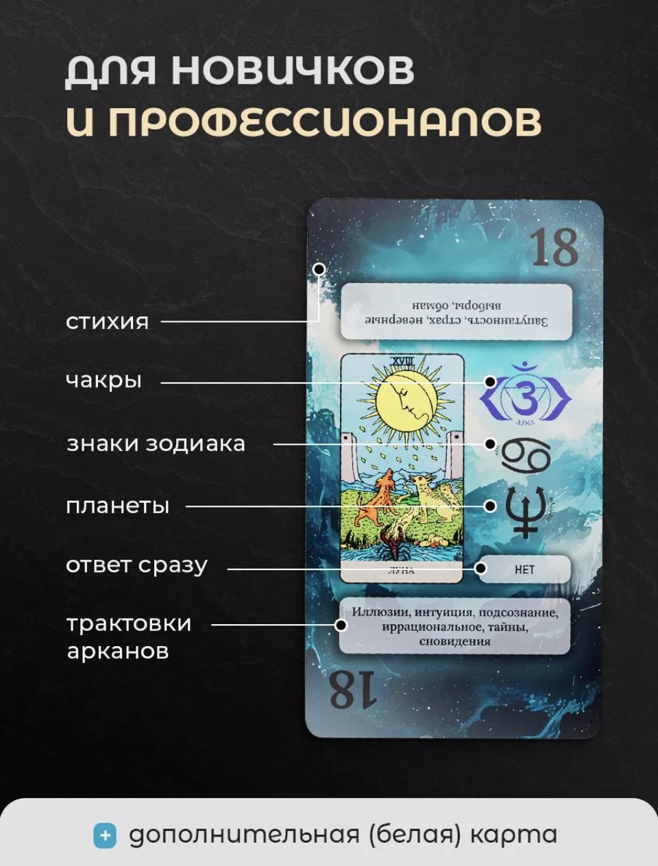 Карты Таро Карты Таро для новичков и профессионалов - 78 карт купить,NaN