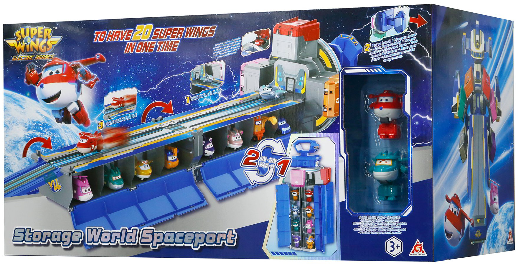 Набор Super Wings Игровой набор Мировой космический порт, Супер Крылья купить,NaN