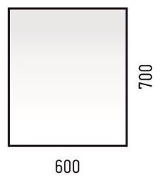 Зеркало настенное Corozo Алиот 60x70см купить,NaN