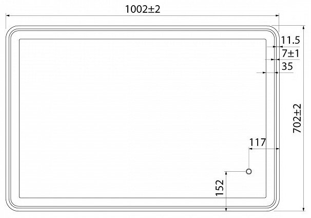 Умное зеркало настенное Iddis Cloud 100x70см купить,179600