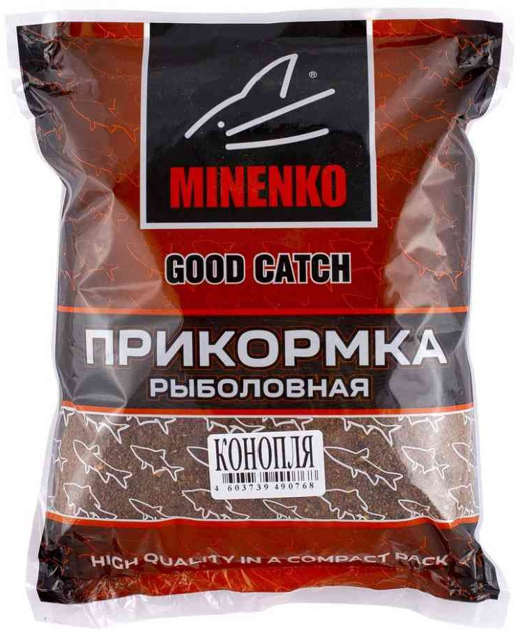 Прикормка Minenko Good Catch Конопля 4321 700гр купить,NaN