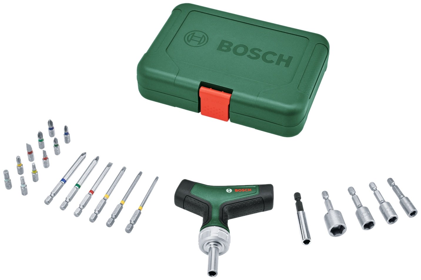 Bosch отвертка с насадками 1600A02Z9T PH1х25 мм, PH2х75 мм купить,20730