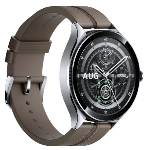 Смарт-часы Xiaomi Watch 2 Pro Silver Case with Brown Leather Strap M2234W1/BHR7216GL 46mm Silver купить,0