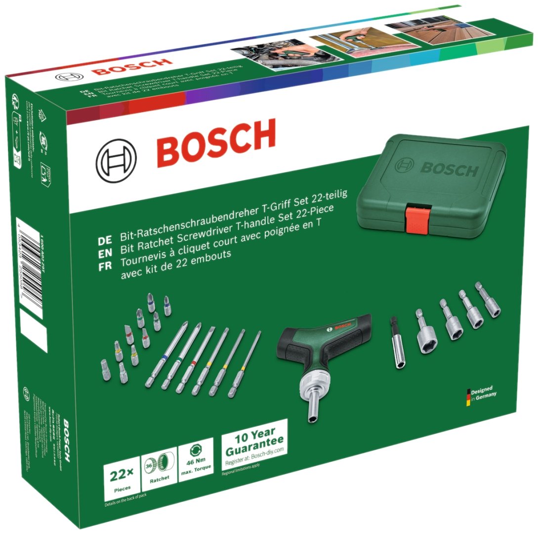 Bosch отвертка с насадками 1600A02Z9T PH1х25 мм, PH2х75 мм купить,20730