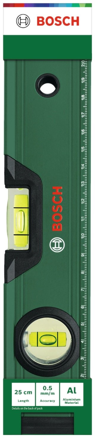 Bosch уровень пузырьковый 1600A032V5 25 см купить,NaN