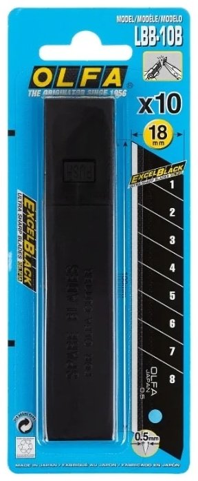 Сменное лезвие OLFA Black Max OL-LBB-10B серебристый купить,4610