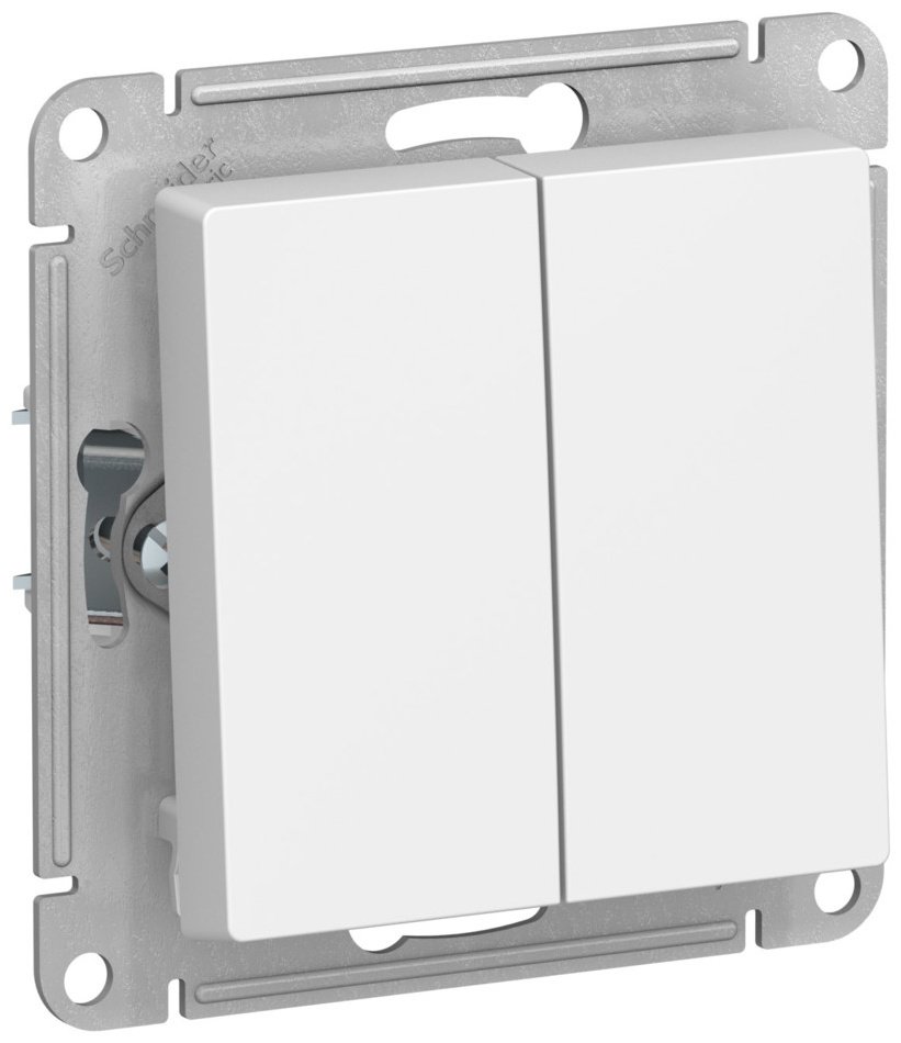 Выключатель клавишный Systeme electric ATN001351, белый купить,NaN