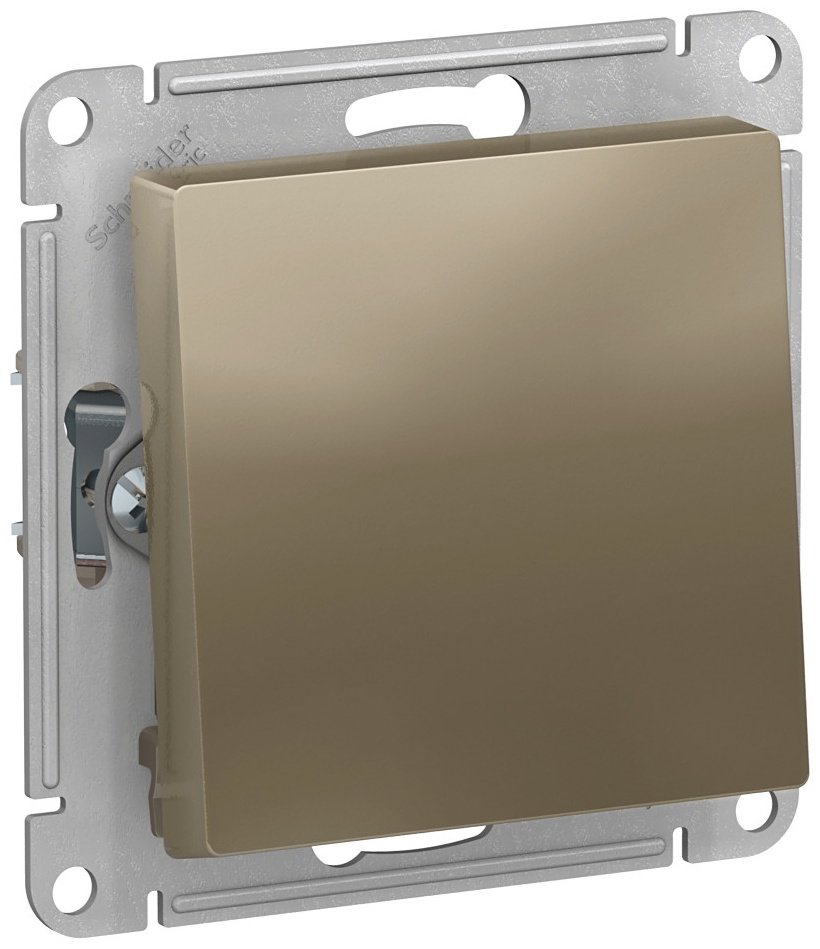 Выключатель клавишный Systeme electric ATN000561, шампань купить,NaN
