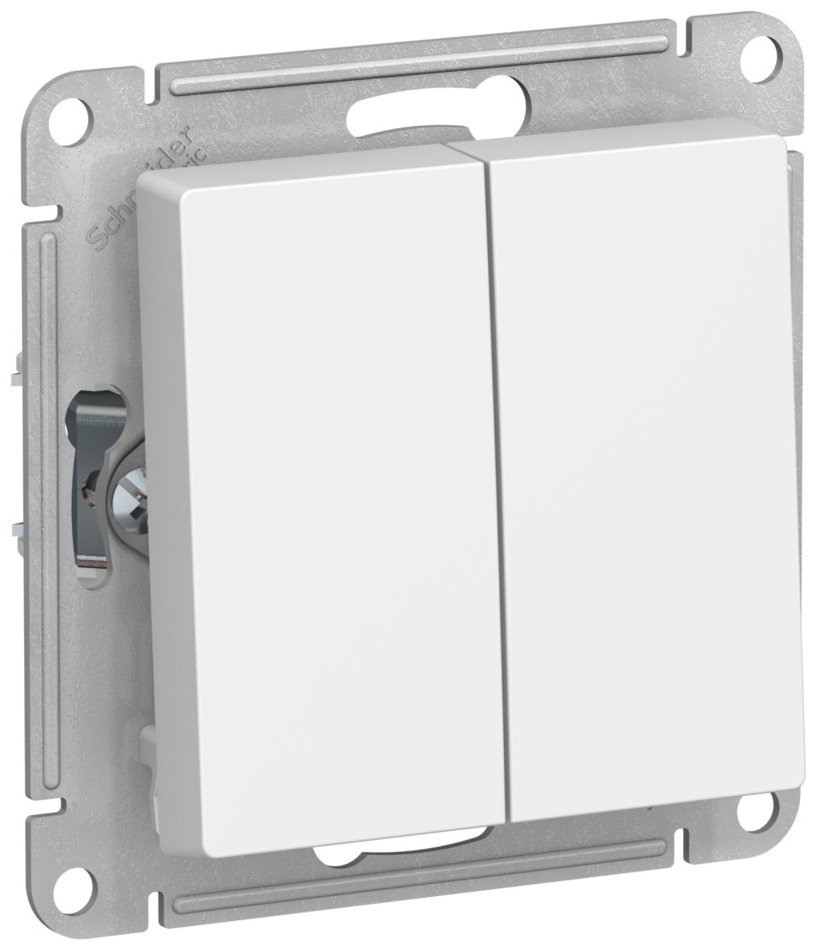 Выключатель клавишный Systeme electric ATN001365, белый купить,NaN