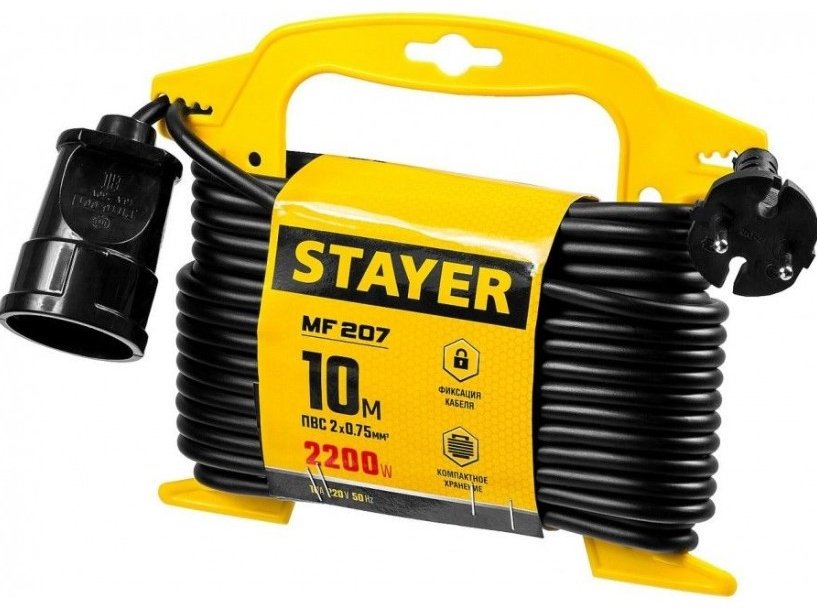 Удлинитель STAYER MF 207, 50 м купить,14580