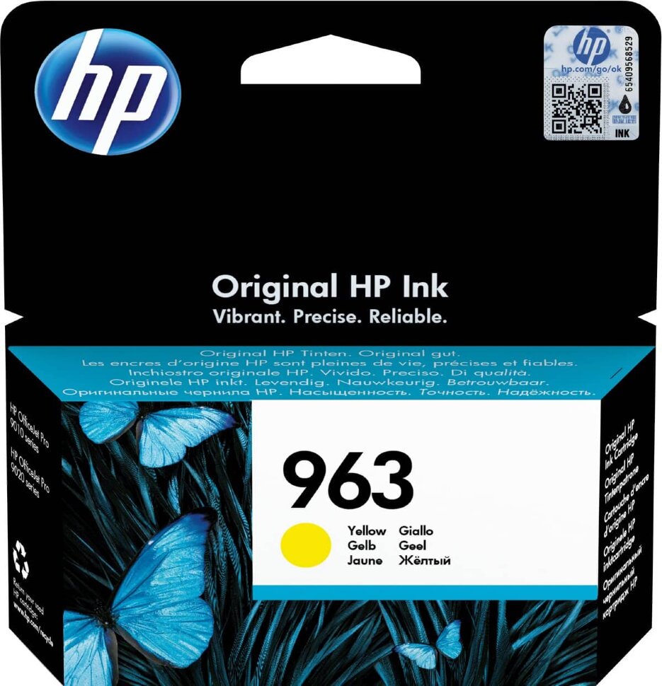 Картридж HP 963 желтый