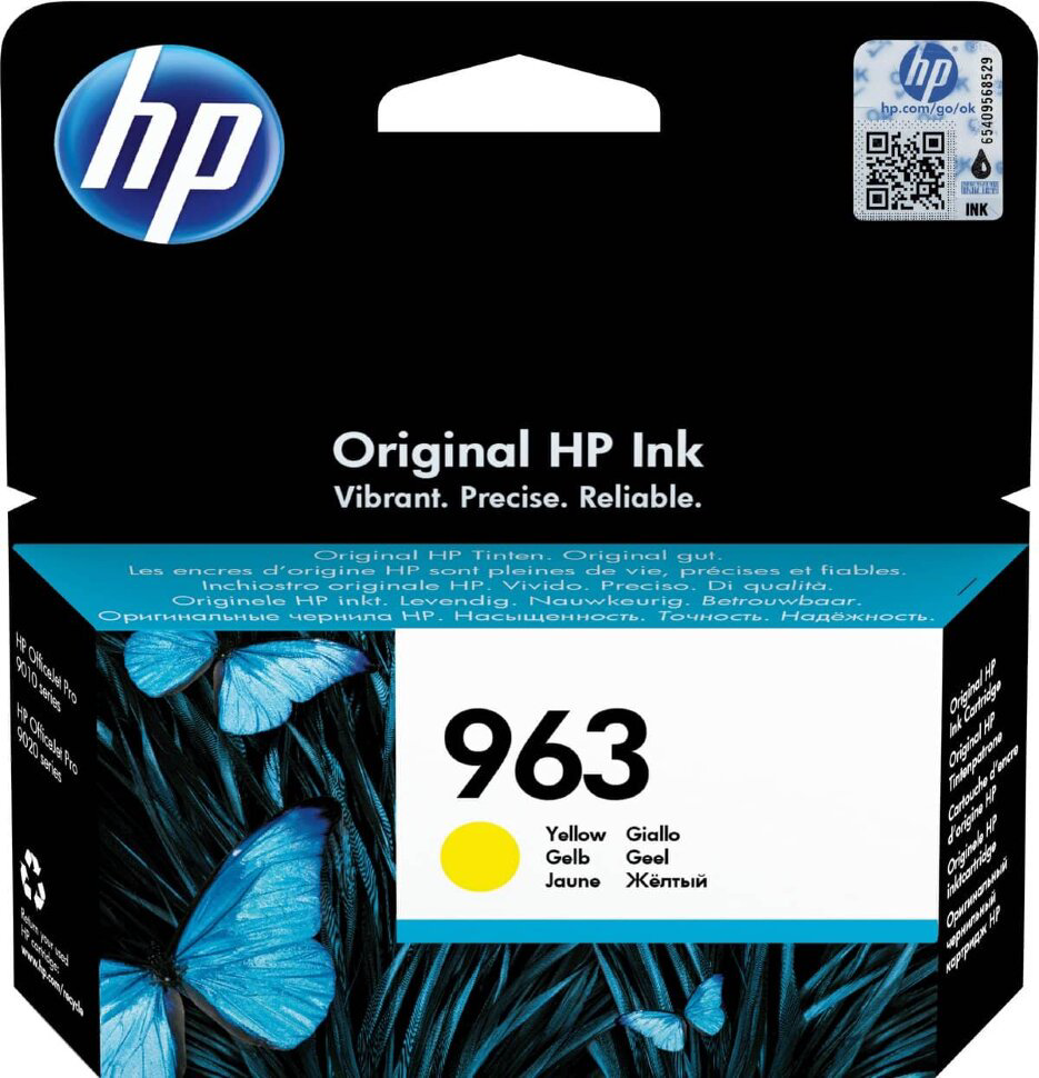Картридж HP 963 желтый