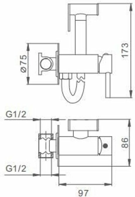 Frap гигиенический душ F7505-6 купить,28850