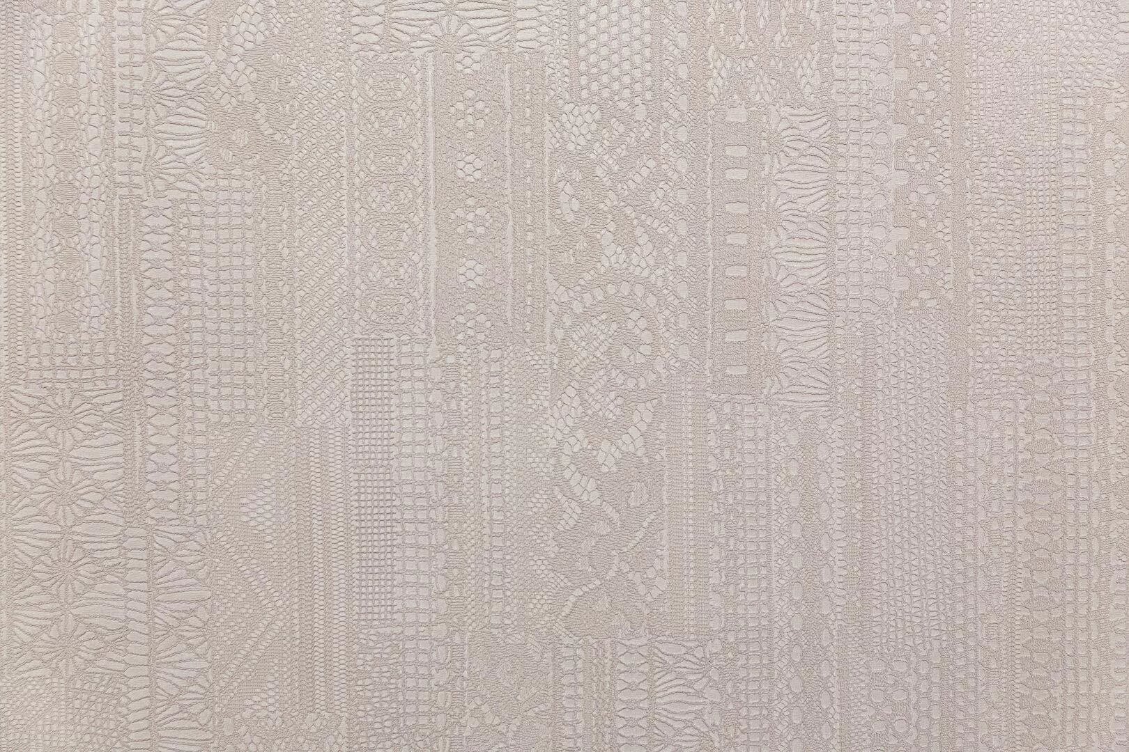 Обои KERAMA MARAZZI Ажур/1,06*10,05м/бежевый темный/КМ8204 , основа флизелин (10x1.06 м) купить,NaN