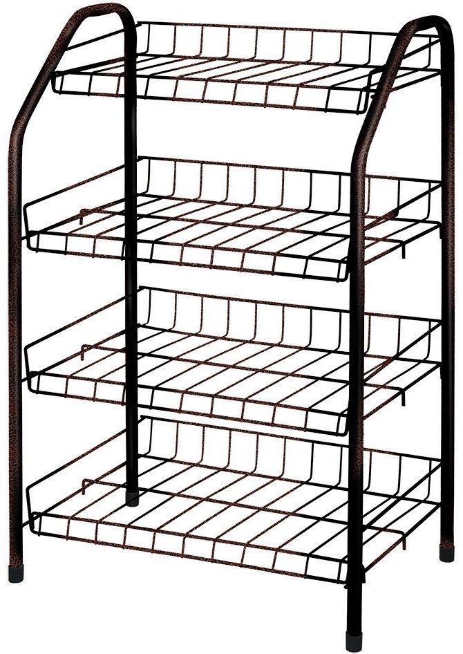 Обувница Nika 46.50x30x70 см, металл