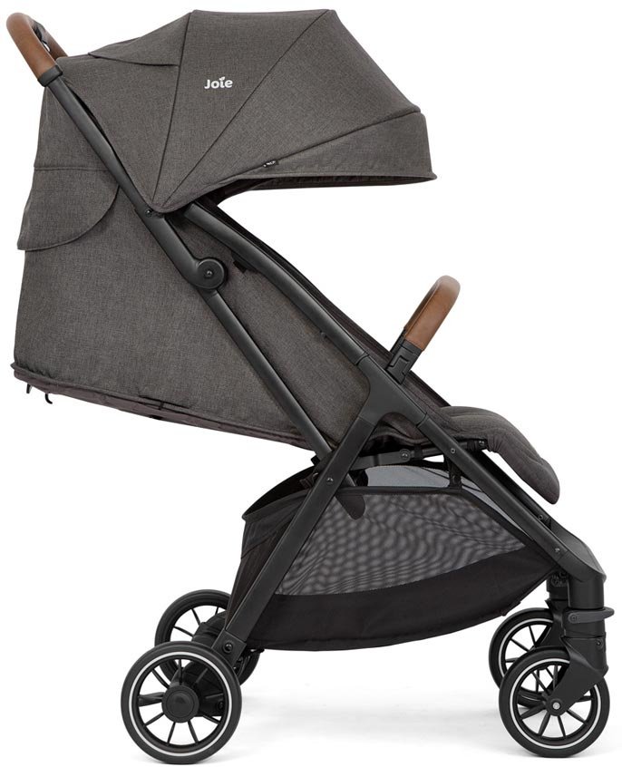Коляска универсальная 2 в 1 Joie Pact Pro 2в1 Shell gray/Ramble V2 Shale, темно-серый, черный
