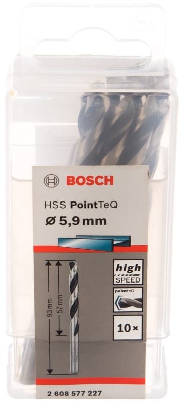 Сверло Bosch винтовое 2608577227 5.9 мм, 10 шт. купить,NaN