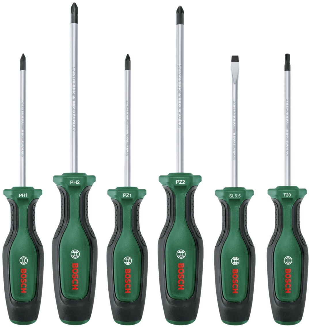 Bosch набор отверток 1600A027PM SL3.5х75 мм, PH1х100 мм купить,9550