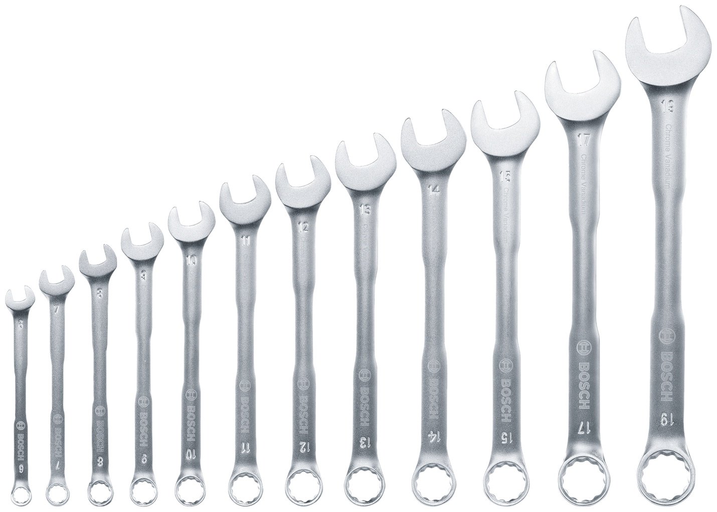 Bosch набор ключей комбинированный 6-19 мм 1600A02Z9D, 12 шт