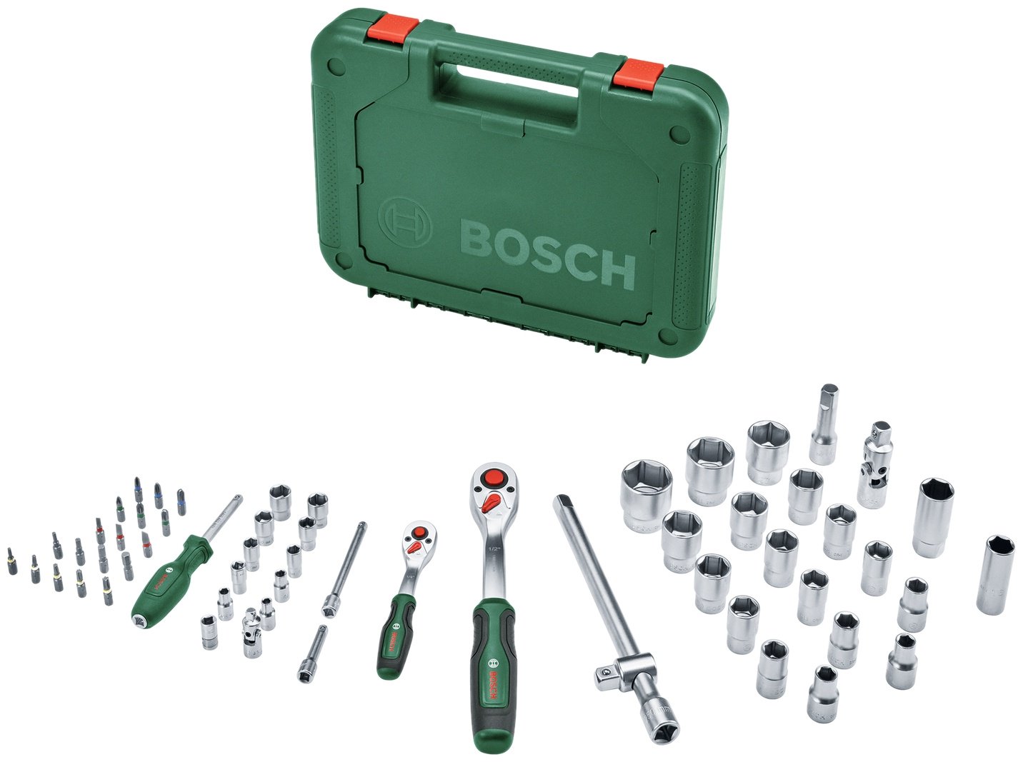 Набор инструментов и оснастки универсальный 56 в 1 Bosch 1600A02Z9G купить,55700