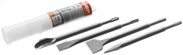 ЗУБР зубило 29230-H4 (SDS-plus, 20х200х250 мм) 4 шт купить,NaN