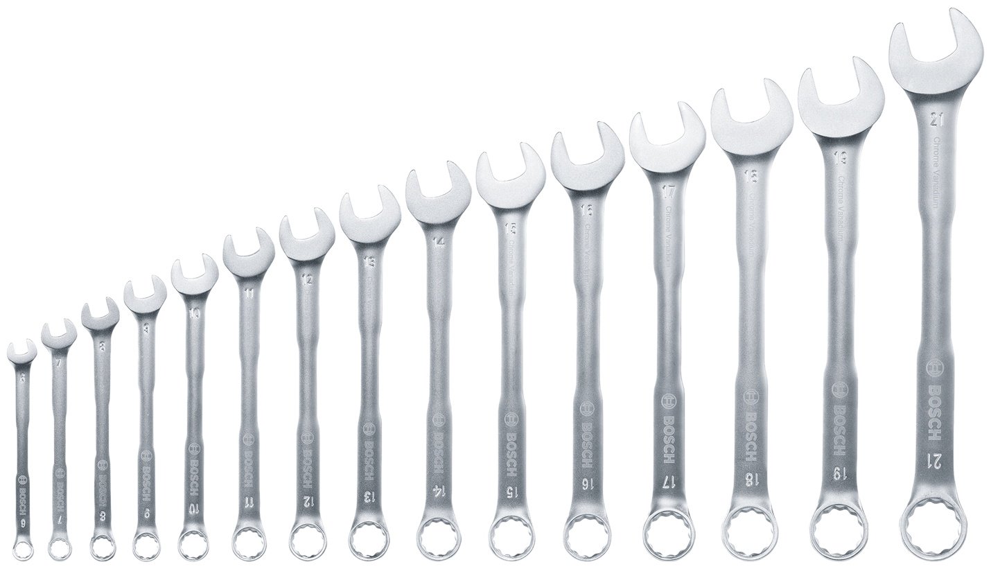 Bosch набор ключей комбинированный 6-21 мм 1600A02Z9E, 15 шт купить,28290