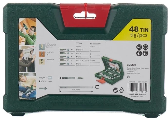Набор универсальный 48 в 1 Bosch V-Line-48 купить,NaN