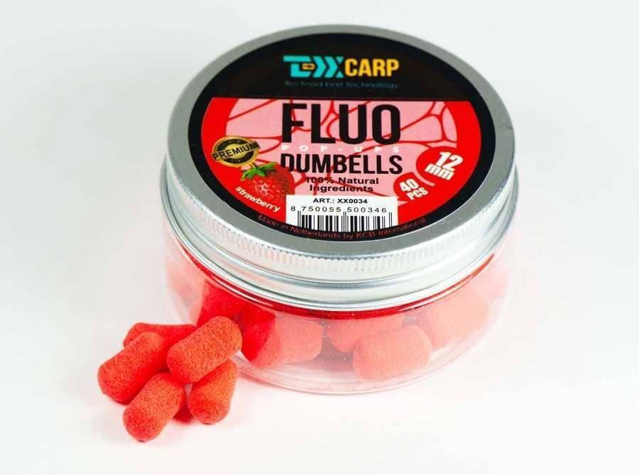 Бойлы TEXX Carp Pop-Ups Dumbells Strawberry 12mm 40 pcs купить,NaN