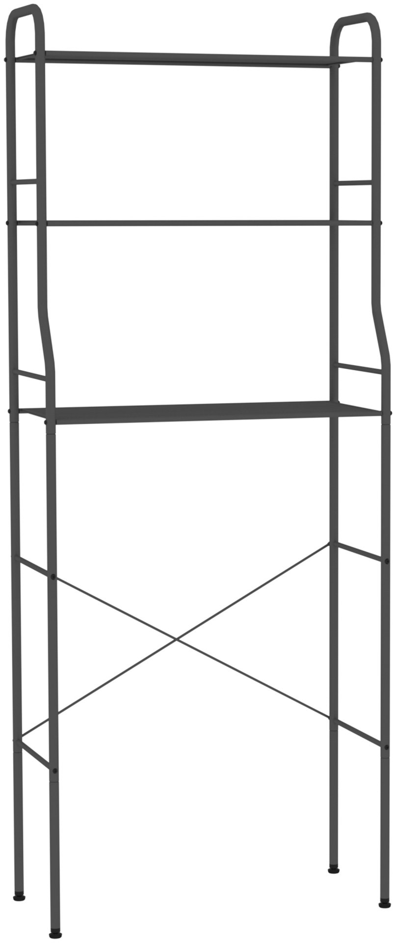 Стеллаж напольный ЗМИ, 65.5x30x167 см, серый купить,16250