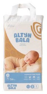 Подгузники Altyn Bala S, 56 шт