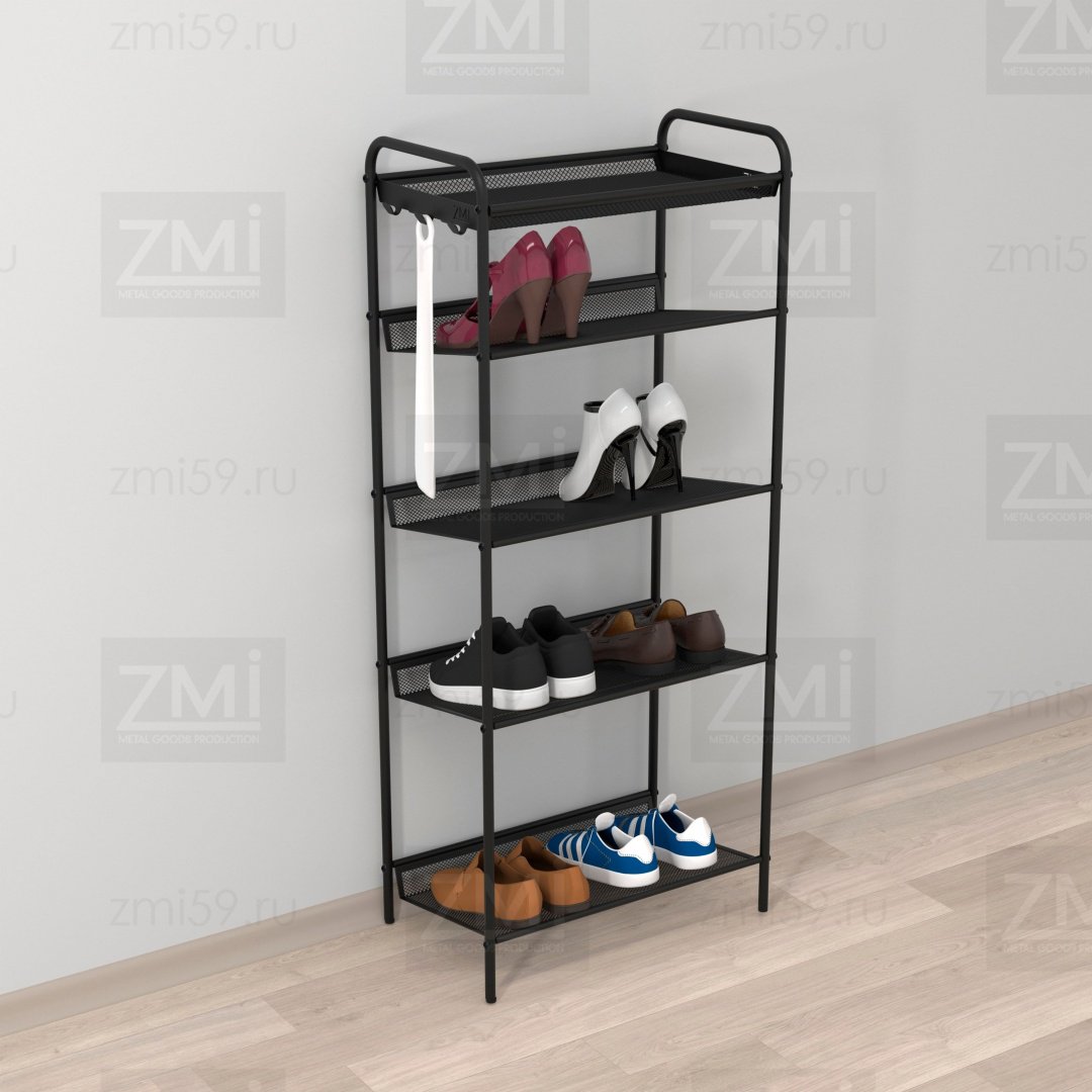Обувница ЗМИ 46x27x106 см, металл