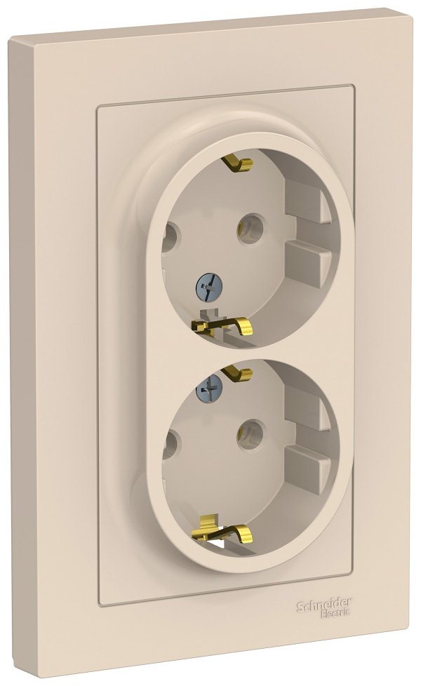 Розетка Systeme electric бежевый ATN000224, бежевый купить,NaN