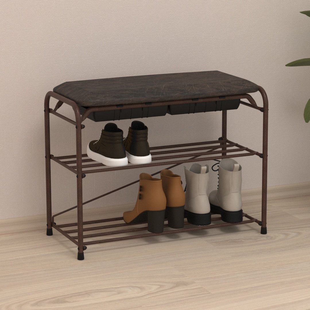 Обувница ЗМИ 65x30x48 см, металл купить,NaN
