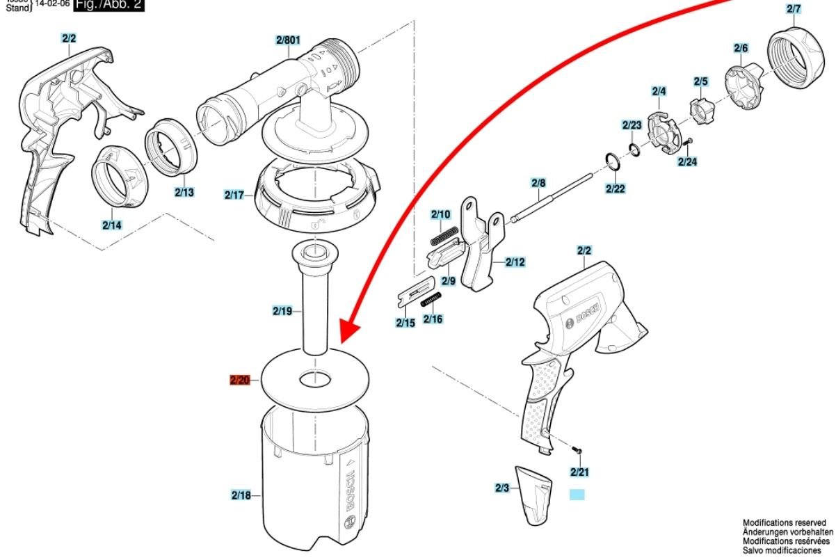 Bosch ремкомплект для краскораспылителей 2609006628 1 шт купить,NaN