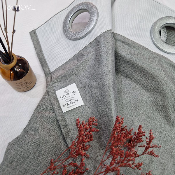 Штора для ванной Төr home 180x200 см серая