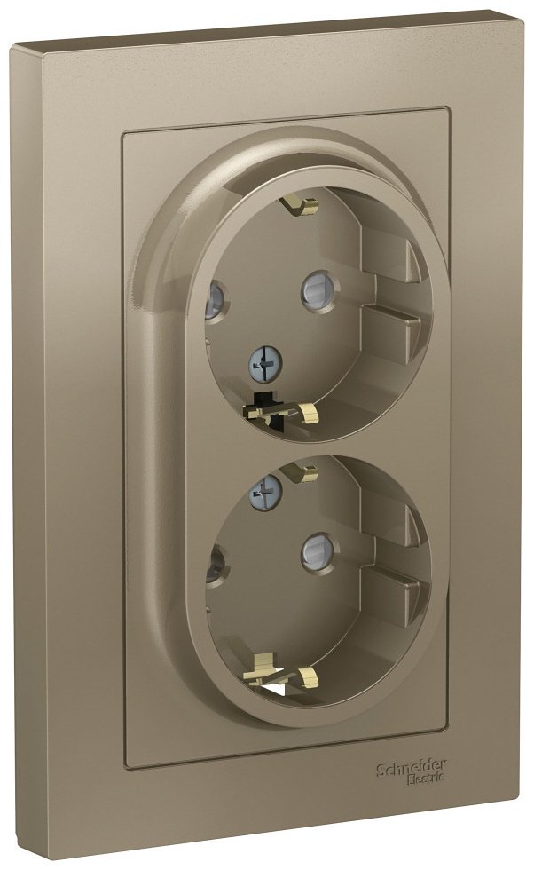 Розетка Systeme electric ATN000526, шампань купить,NaN