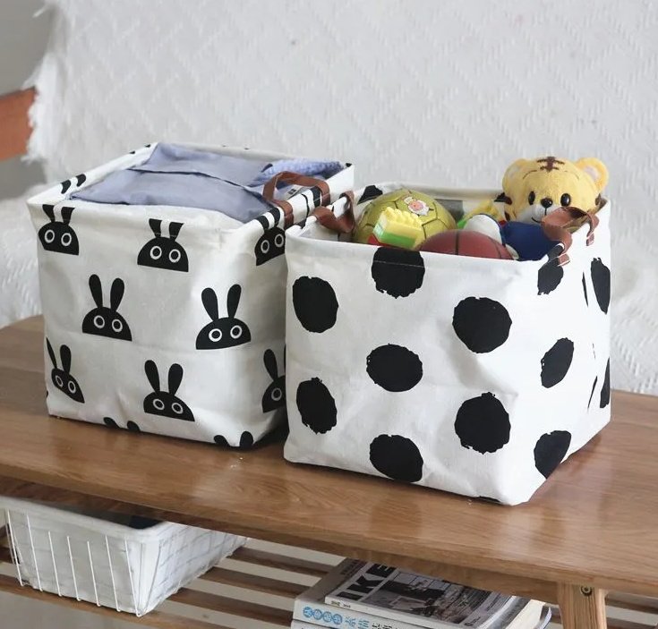 Корзина универсальная 33x33x33 см, хлопок