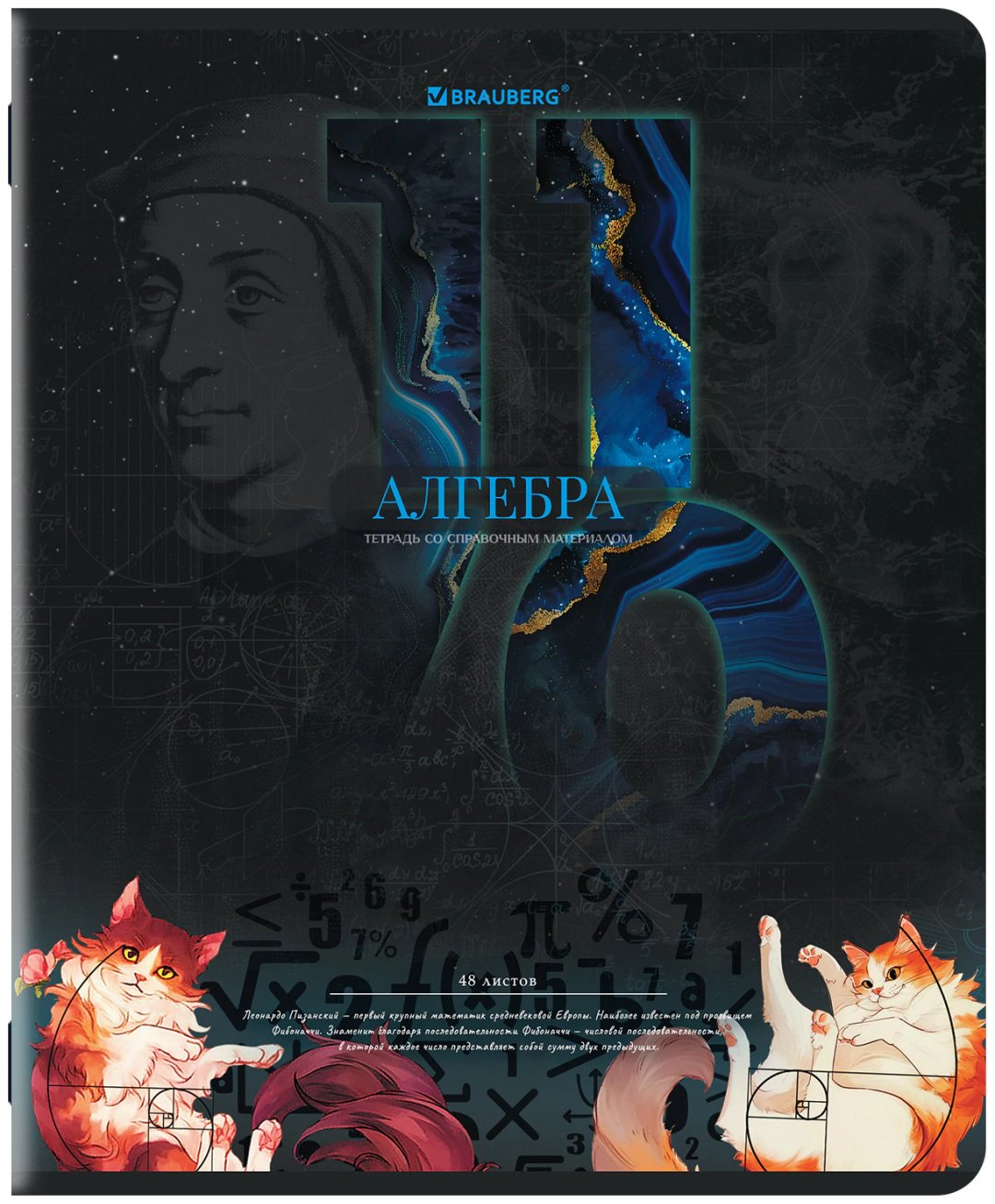 Предметная тетрадь Brauberg ДАТЫ, 48 л, А5, клетка, мягкая обложка, 1 шт