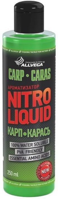 Ароматизаторы  Allvega Nitro Liquid карп, карась 250мл купить,NaN