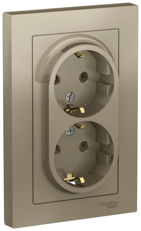 Розетка Systeme electric ATN000524, шампань купить,NaN