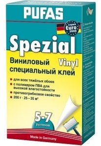 Клей обойный PUFAS Виниловый, 200 г купить,NaN